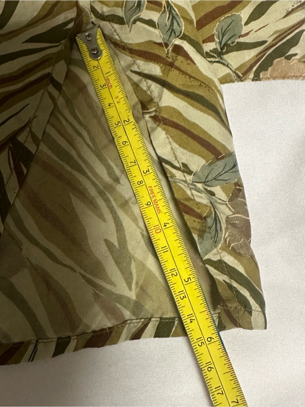 Anna And Frank Olive, Tan and Cream Floral-Print Button blouse - Picture 11 of 15